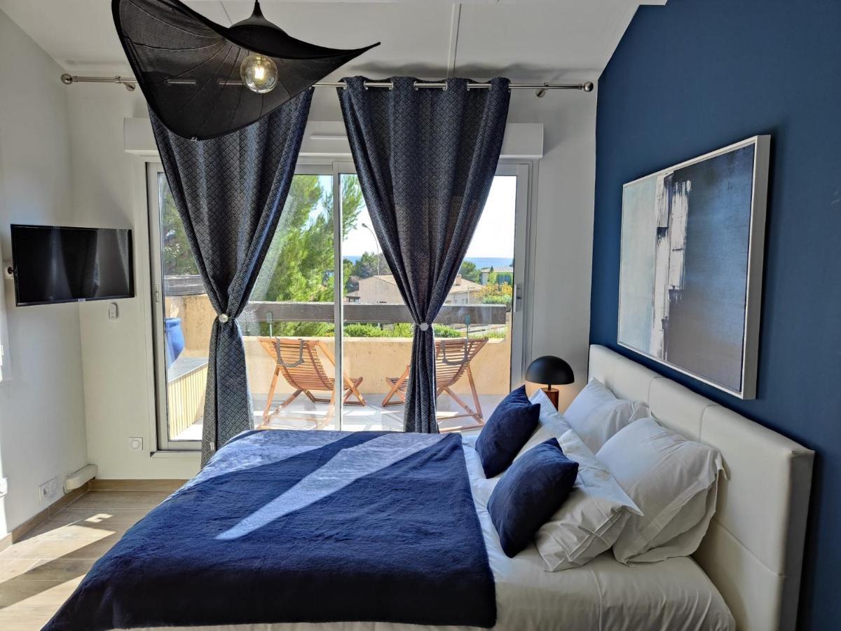 Suites Jm - Les Pins Marines - Jacuzzi & Vue Mer Bandol Eksteriør bilde